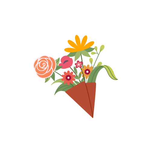 Illustrazione creazione Bouquete composizioni Floreali Illustrazione creazione Bouquete composizioni Floreali